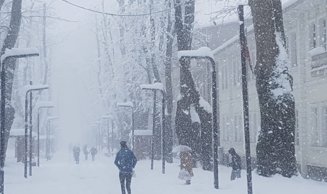 Kar Yağışı Sonrası Hendek'te Seyrine doyumsuz görüntüler çıktı - Hendek Son  Haber