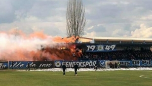 Hendekspor maçında istenmeyen olaylar