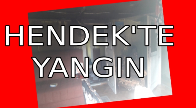 Hendek'te yangın...