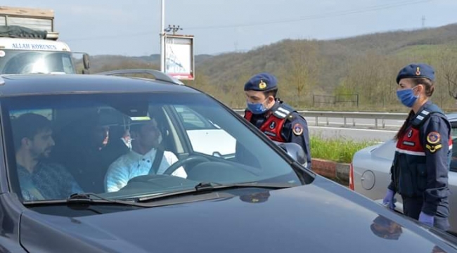 Giriş ve çıkışlarda koronavirüs denetimi