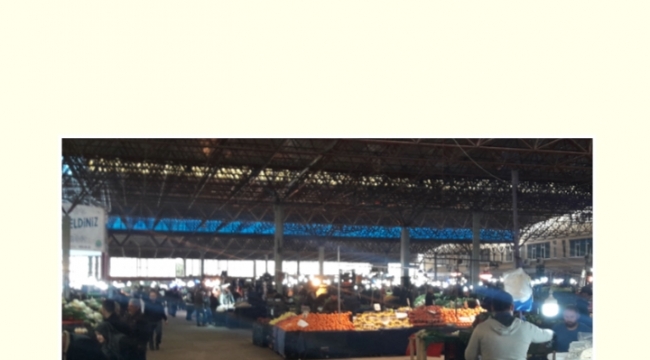 HENDEK KAPALI PAZAR YERİNDE ESNAF TEZGAHINI AÇTI