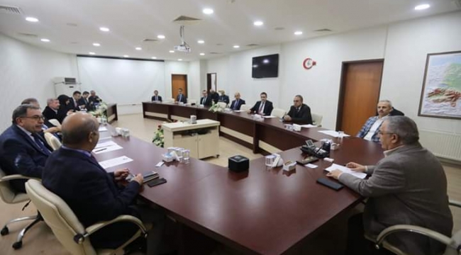 TEDBİRLERİN ALINMASI İCİN TOPLANTI DÜZENLENDİ