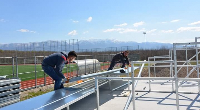 TRİBÜN ÇALIŞMALARINDA SONA GELİNDİ