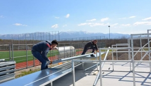 TRİBÜN ÇALIŞMALARINDA SONA GELİNDİ