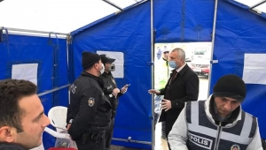 BABAOĞLU KONTROL NOKTALARINI ZİYARET ETTİ