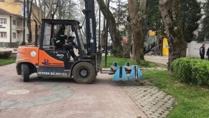 OTURMA BANKLARI KALDIRILDI