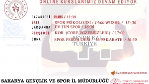 Gençlik ve Spor İl Müdürlüğü Online Kurslar Başlattı