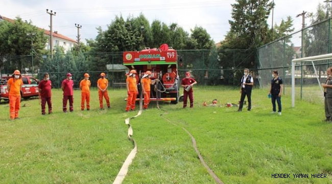 Hendek Orman İşletmede Yangın Tatbikatı