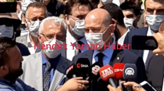 Bakan Soylu'dan ilk açıklama
