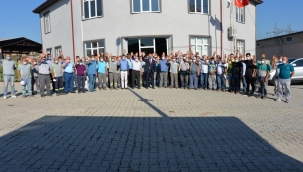 BAŞKAN BABAOĞLU PERSONELLE BAYRAMLAŞTI