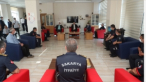 Başkan Yüce'den kahraman itfaiye erlerine teşekkür