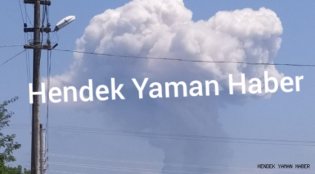 İlçemizde Faliyet Gösteren Bir Firmada Patlama sesleri yükseldi