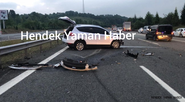 TEM Otoyolu Hendek mevkiinde Kaza 2 ölü