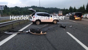 TEM Otoyolu Hendek mevkiinde Kaza 2 ölü