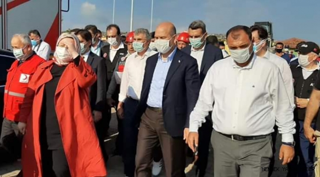 Vali Kaldırım Ve Başkan Ekrem Yüce Bölgeden Hiç Ayrılmadı