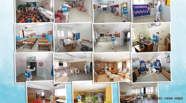 Adapazarı Okulları Dezenfekte Ediyor