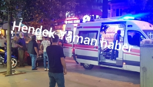 Hendek İlçe Merkezinde Panik anları