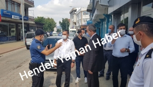 İlçe Kaymakamı Halil İbrahim Acır Coronavirüs Denetimlerine Katıldı