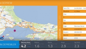 İstanbul 4,2 ile Sallandı