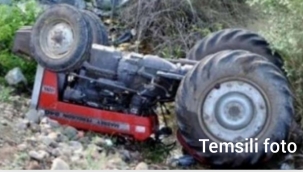 Çam Dağı'nda Traktörün Altında Kaldı 1 Yaralı