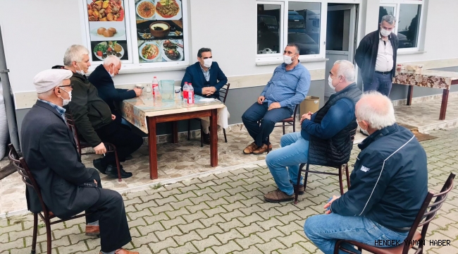 CHP Hendek  İlçe Başkanı Bayraktar Mahalle Ziyaretlerine Devam Ediyor