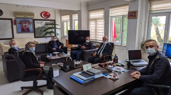 GELECEK PARTİSİ EMNİYET'Tİ ZİYARET ETTİ.