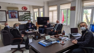 GELECEK PARTİSİ EMNİYET'Tİ ZİYARET ETTİ. 