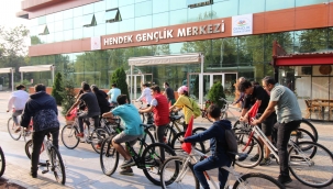 Hendek'te Cumhuriyet İçin Pedal Çevirdiler