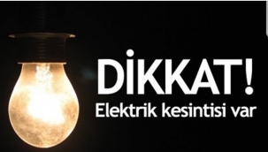 Hendek'te Elektrik Kesintisi Dikkat