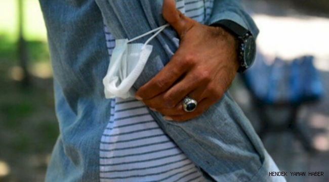 Hendek'te Maskeler Cepten Çıktı Kollara Takıldı