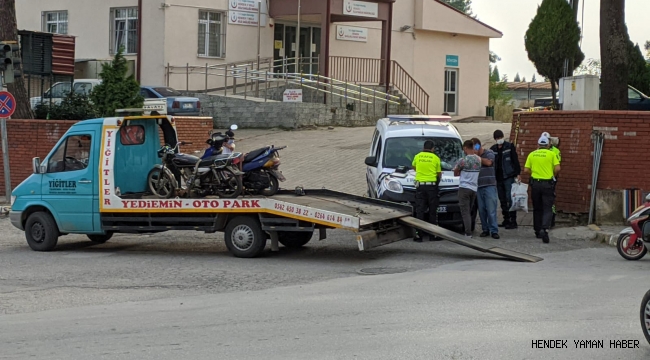 Hendek’te Motosiklet Sürücülerine Ceza Yağdı