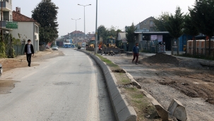 Mehmet Akif Ersoy Caddesi yenileniyor