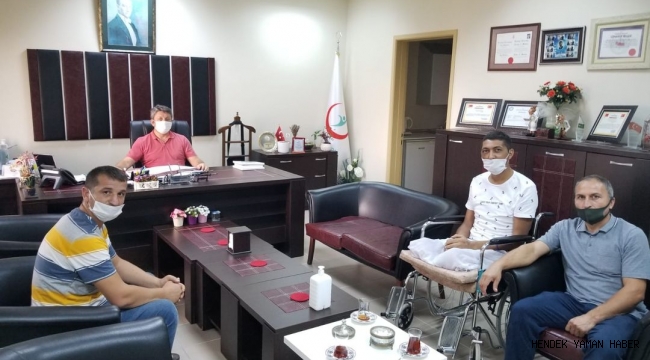 Patlamada Yaralanan  Fatih Üretmen Sağlık Çalışanlarına Teşekkür Etti