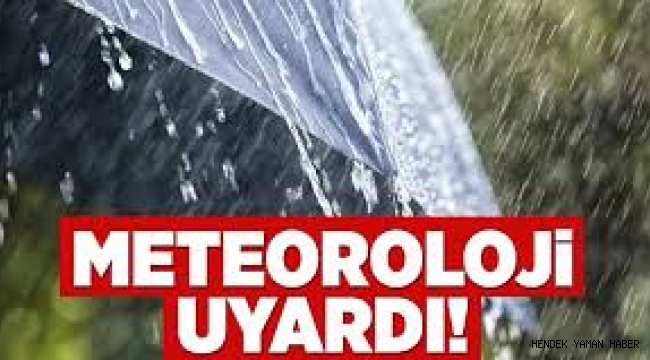 Sakarya İçin Meteorolojiden Bir Uyarı daha