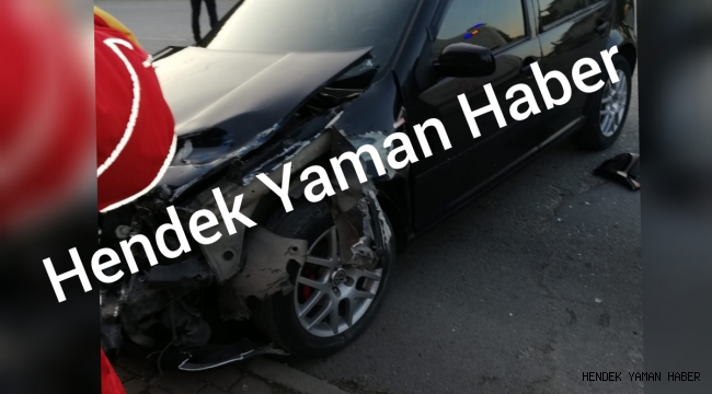 Pat Pat İle Otomobil Çarpıştı 2 Yaralı