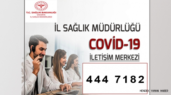 Sakaryada Covid-19 Hattı Yenilendi