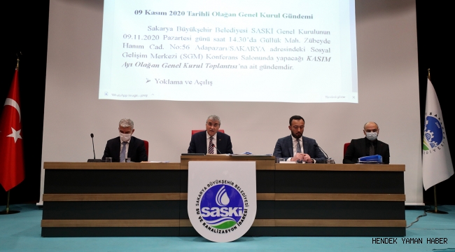 SASKİ Genel Kurulu yapıldı