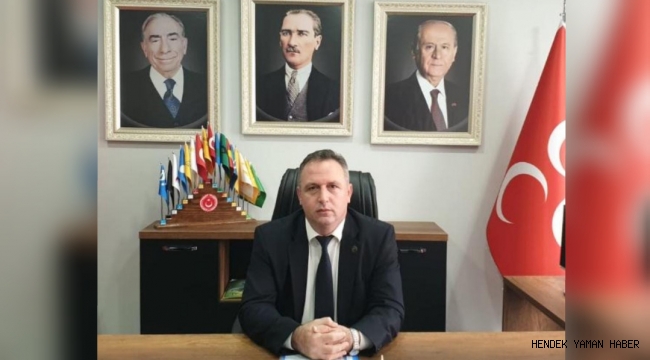 Hendek MHP İlçe Başkanı Namlı'dan Taziye Teşekkür Mesajı