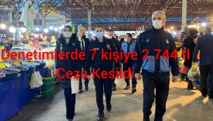 Hendek Pazar Yerinde 7 Kişiye Toplamda 2.744.TL Ceza Kesildi