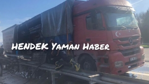 Hendek Servetiye mevkiinde Tırın Dorsesi Alev Aldı.