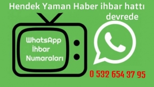 Hendek Yaman Haber WhatsApp Hattı Devrede