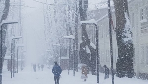 Hendek Beyaza Büründü Ortaya Kartpostallık Görüntüler Çıktı