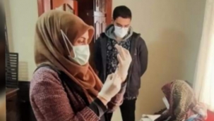 Hendek'te 85 yaş üzeri vatandaşlar evlerinde aşılanmaya başlandı