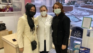 Hendek'te Ak Kadınlar Arı Gibi Çalışıyor