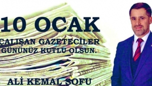 Hendek'te Ali Kemal Sofu Gazeteciler Gününü Kutladı