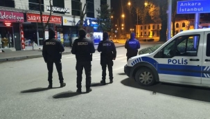 Hendek'te Emniyet Güçleri Yılbaşı Gecesi Kuş Uçurtmadı