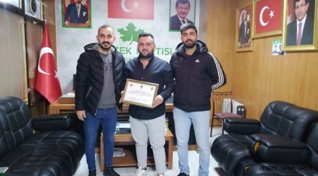 Hendek'te Gelecek Partisi  Gençlik Kollarında Görev Değişimi