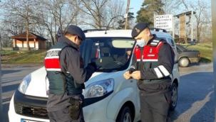 .Hendek’te Jandarmadan Koronavirüs Denetimi