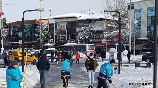 Hendek'te Kar Sefası Bitti  Çilesi Sürüyor