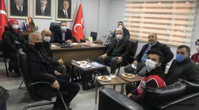 Hendek'te Kızılay Şube Başkanı Sami Bağdatlı'dan Teşekkür Ziyareti